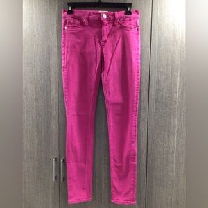 gorgeous hot pink jeans for woman